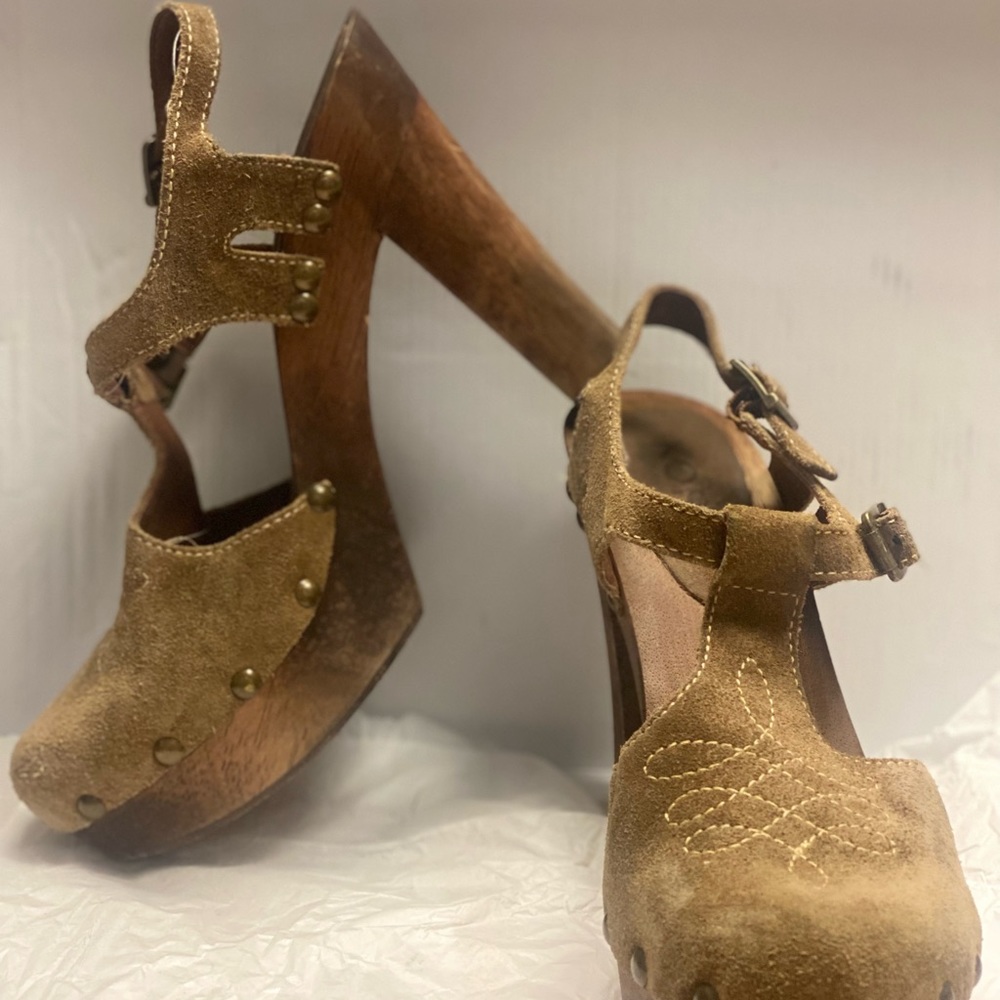 Kors by Michael Kors vintage platform studded clogs